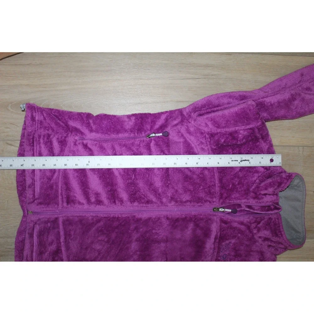 Mountain Hardwear Monkey Woman Fleece Jacket Purple Full Zip OL3866 Medium